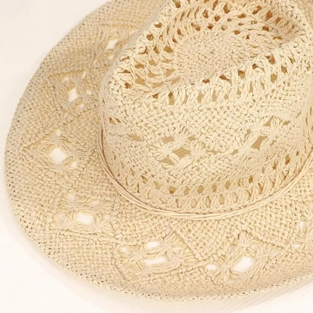 Cowgirl hat beach sun hat